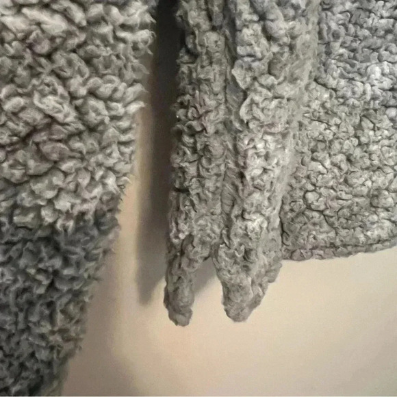 The Southern Shirt Company Gray Sherpa Cowl Sweater - Picture 6 of 7